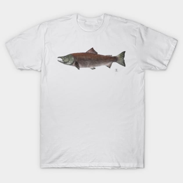 Salmon (color) T-Shirt by Rocket-Ninja